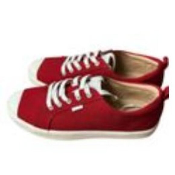 Journee Collection Sz10 Lot of 2 Sneakers Red NEW + Black USE Worn Once - Picture 7 of 16